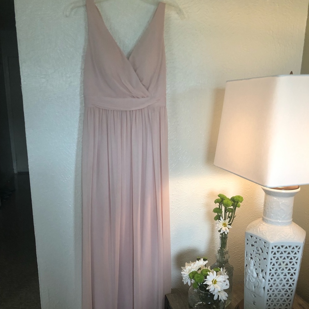 Adriana Papell Blush Pink Dress